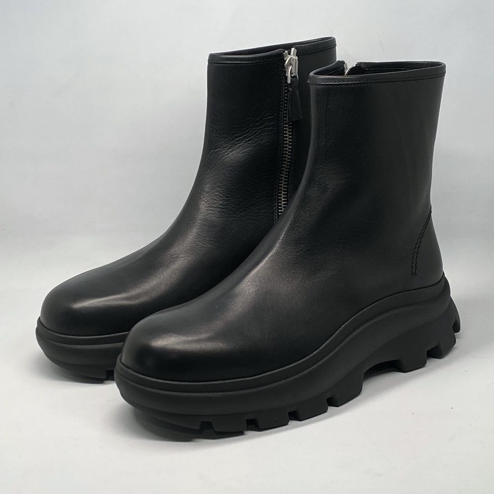 Jil Sander Leather Zip Ankle boots size 41/us size 8